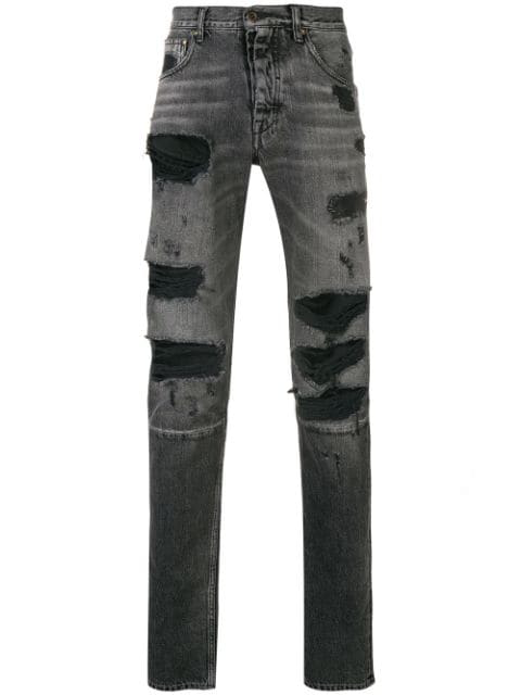 Ben Taverniti Unravel Project Jeans Im Distressed-look In 1500 Black ...