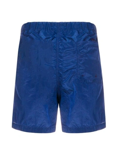 Shop Stone Island Classic Swim Shorts In Blue