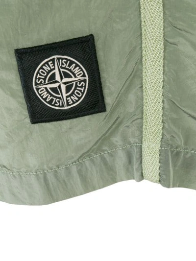 STONE ISLAND 经典泳裤 - 绿色