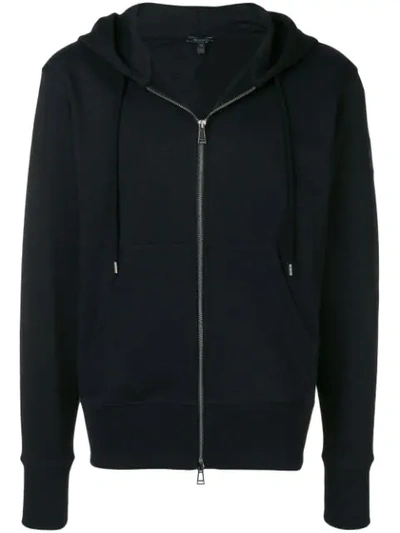 Shop Belstaff Zipped Hoodie In Black