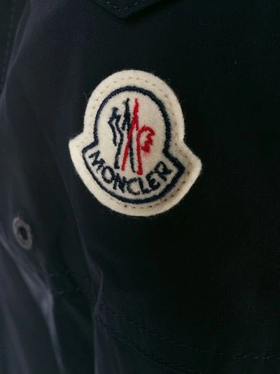 MONCLER 抽绳泳裤 - 蓝色