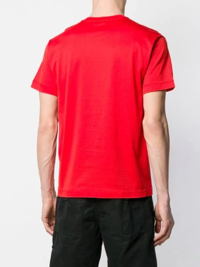 Shop Stone Island Logo Patch T In Red
