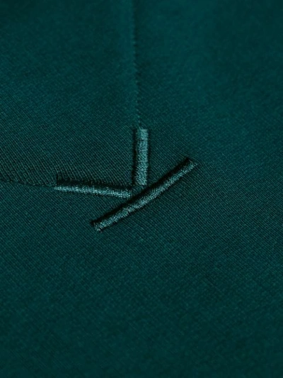 Shop Kenzo Embroidered Logo Sweatshirt - Green