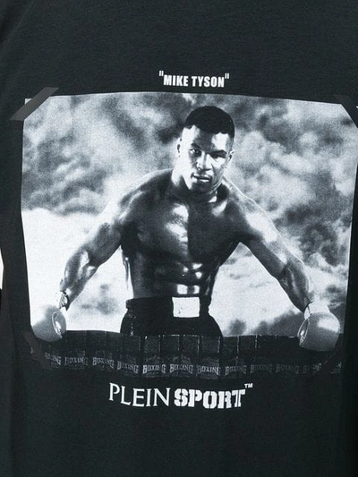 Shop Plein Sport Mike Tyson Print Tank Top In Black