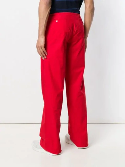 Pre-owned Romeo Gigli Vintage Loose Fit Drawstring Trousers In Red