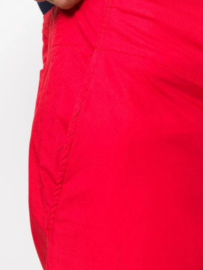 Pre-owned Romeo Gigli Vintage Loose Fit Drawstring Trousers In Red