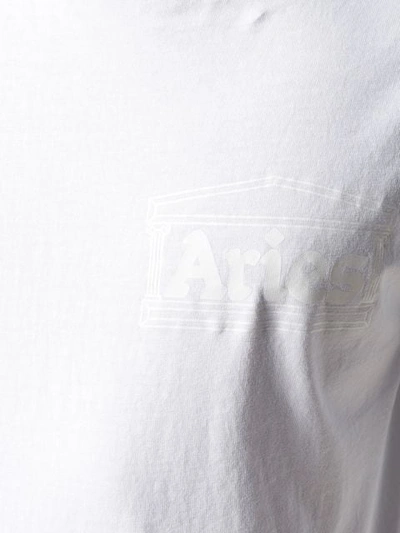 Shop Aries Chest Logo T In White