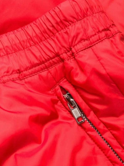 Shop Rick Owens Drop-crotch Tapered Trousers In Red