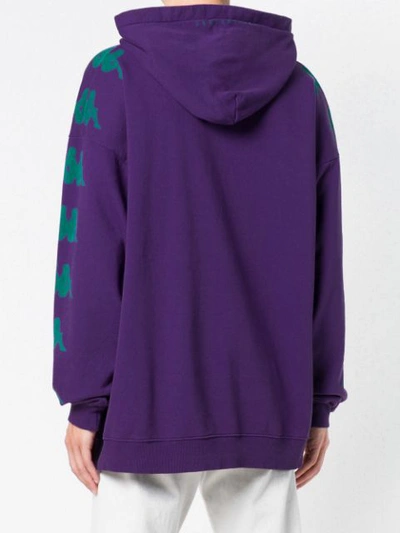 Shop Paura Hooded Sweatshirt - Purple