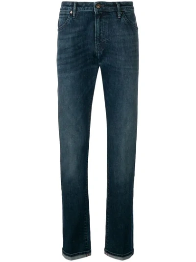 Shop Pt05 Washed Skinny Jeans In Blue
