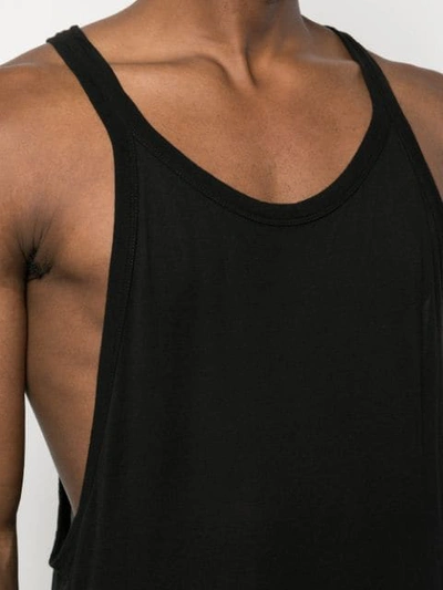 Shop Rick Owens Longline Tank Top In Black