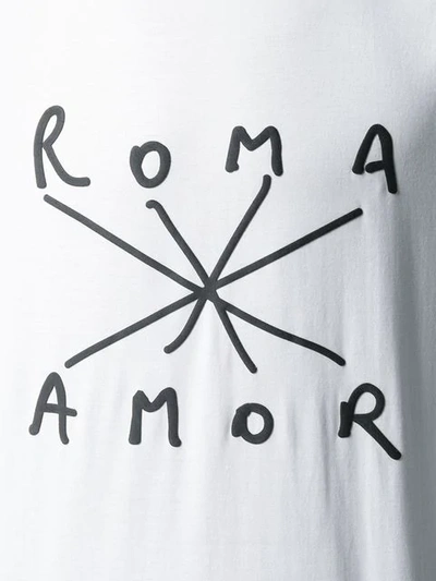 Shop Fendi Roma Amor T In White