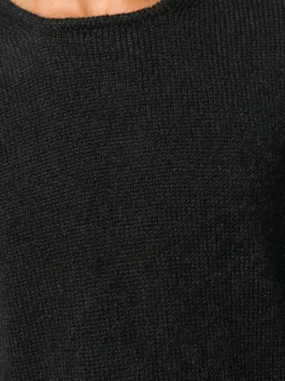 Shop Al Duca D'aosta Crew Neck Sweater In Black