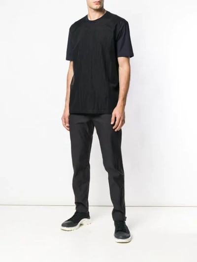 Shop Lanvin Straight-leg Trousers In Black
