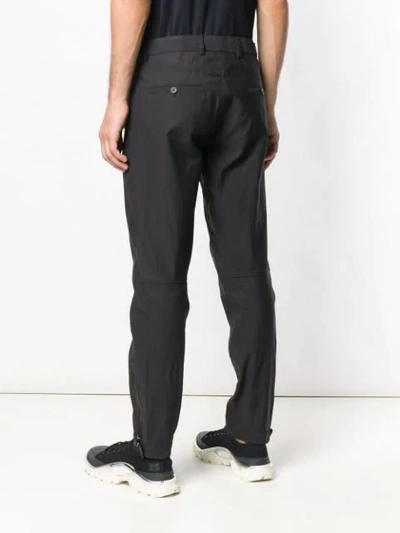 Shop Lanvin Straight-leg Trousers In Black