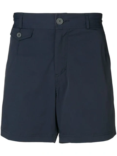 Shop Brunello Cucinelli Badeshorts Mit Geradem Bein - Blau In Blue