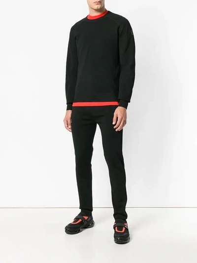 Shop Napapijri Plain Sweater In Black