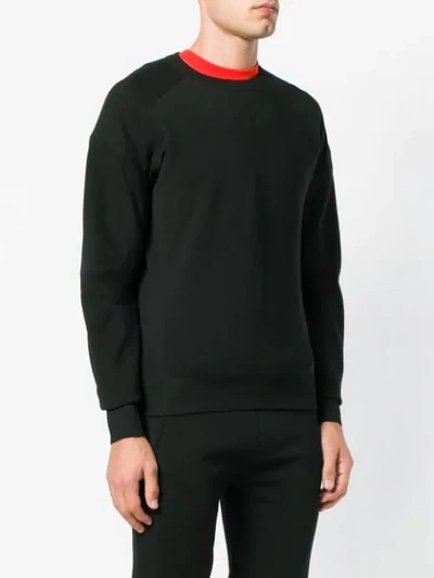 Shop Napapijri Plain Sweater In Black