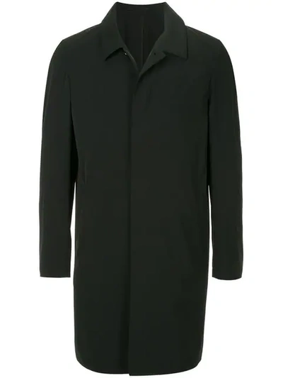Shop Attachment Single Breasted Coat In Black