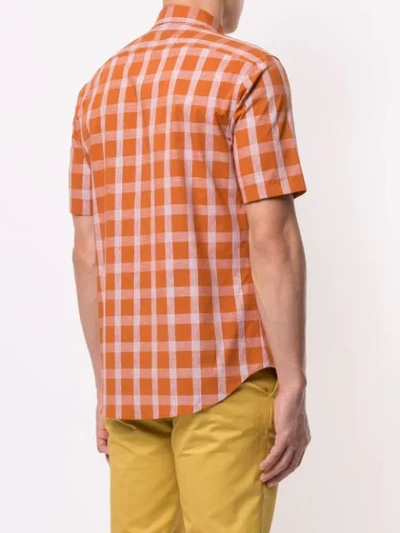 Shop D'urban Short Sleeves Shirt In Brown