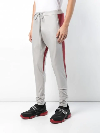Shop Nude Drawstring Track Pants In Grey