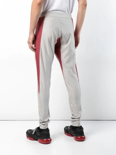 Shop Nude Drawstring Track Pants In Grey
