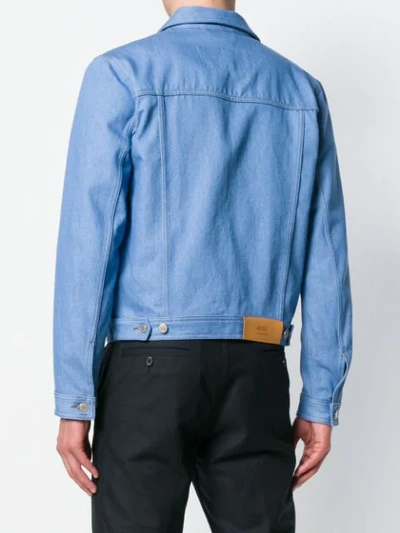 Shop Ami Alexandre Mattiussi Denim Jacket In Blue