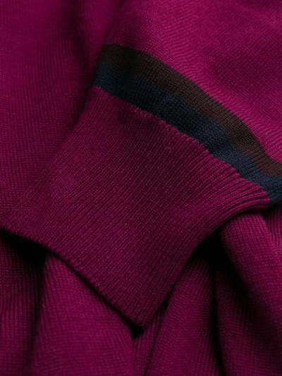 Shop Etro Fine Knit Sweater In Purple