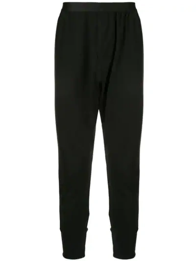 Shop Niløs Fitted Track Pants In Black