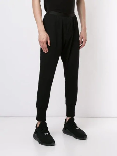 Shop Niløs Fitted Track Pants In Black