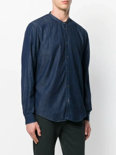 Shop Dondup Denim Shirt In Blue