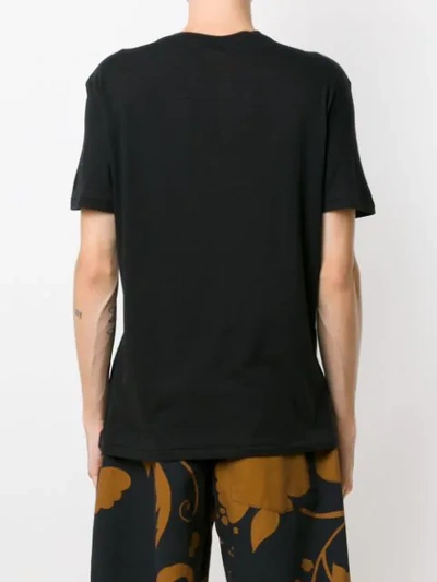 Shop Osklen Plain T-shirt In Black