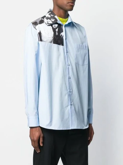 Shop Raf Simons Graphic In Blue