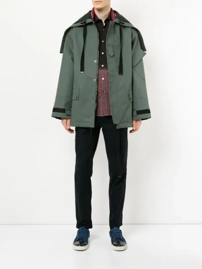 Shop Lanvin Zip In Green