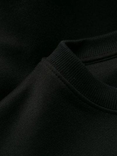 Shop Valentino Vltn Print Sweatshirt - Black