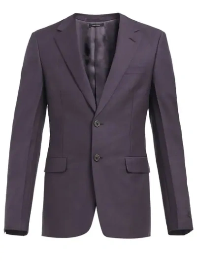 Shop Prada Single-breasted Suit - Blue