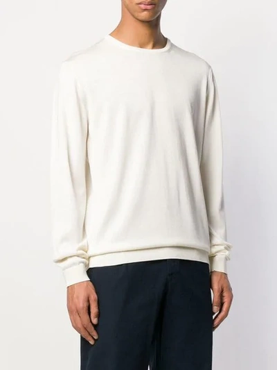 ROBERTO COLLINA ROBERTO COLLINA RELAXED-FIT PULLOVER - WHITE 