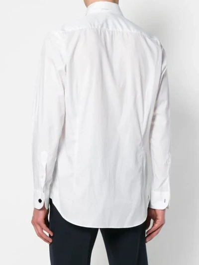 Shop Etro Pointed Collar Shirt In White