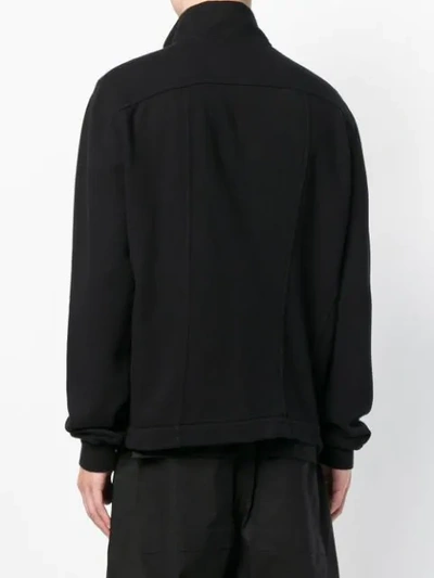 Shop Rick Owens Drkshdw Mountain Zipped Sweater In Black