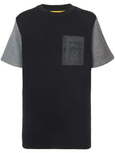 Shop Mostly Heard Rarely Seen Quilted Back T-shirt In Black