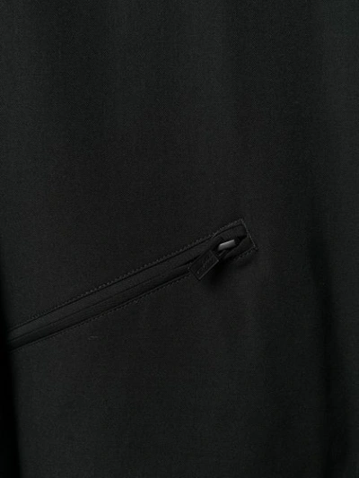 Shop Yohji Yamamoto Double-breasted Military Jacket In Black