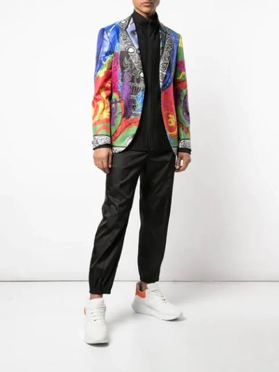 VERSACE MAGNA GRECIA PRINT BLAZER - 多色