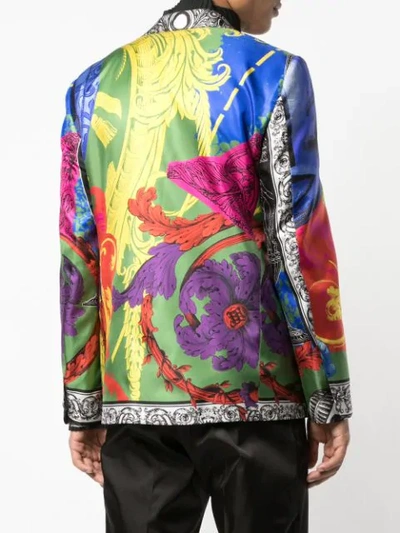 VERSACE MAGNA GRECIA PRINT BLAZER - 多色