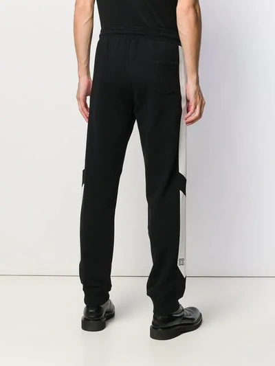 Shop Givenchy Reflected Band Joggers In Black