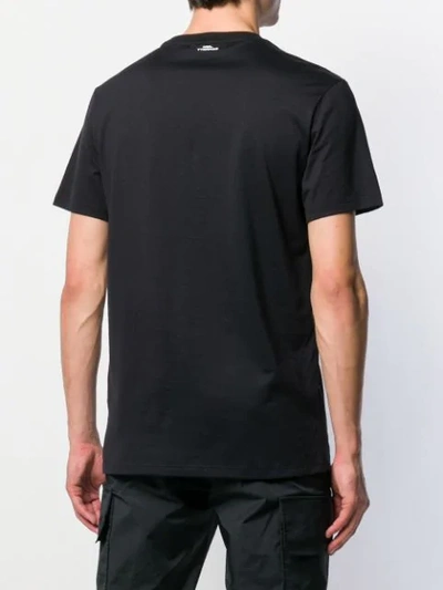 Shop Neil Barrett Thunder Bold Print T-shirt In Black