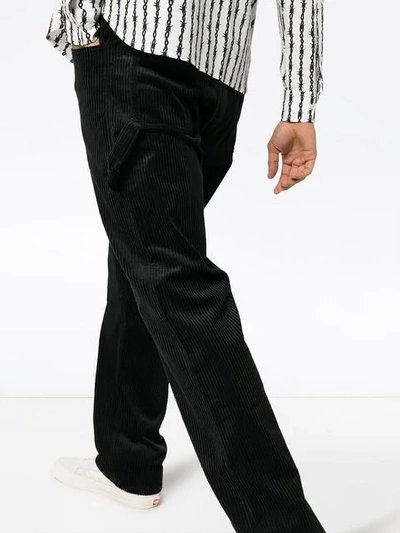 Shop Ashley Williams Corduroy Work Trousers In Black