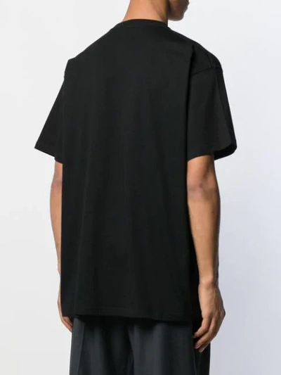 Shop Balenciaga New Bb Mode Regular T-shirt In Black