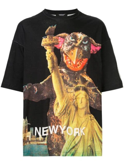 Shop Undercover New York T-shirt  In 0 Black
