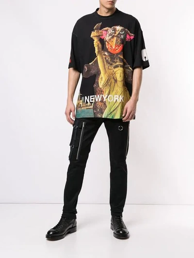 Shop Undercover New York T-shirt  In 0 Black