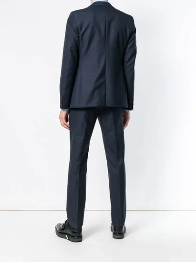 Shop Prada Tailored Two Piece Suit In Blue